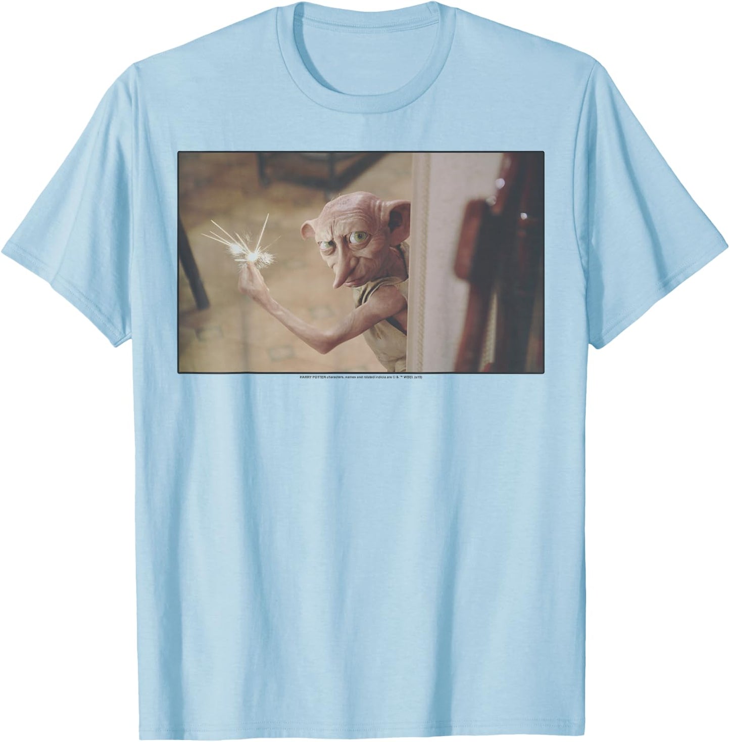 Harry Potter Dobby Snap Portrait T-Shirt - T-Shirt | Light Blue