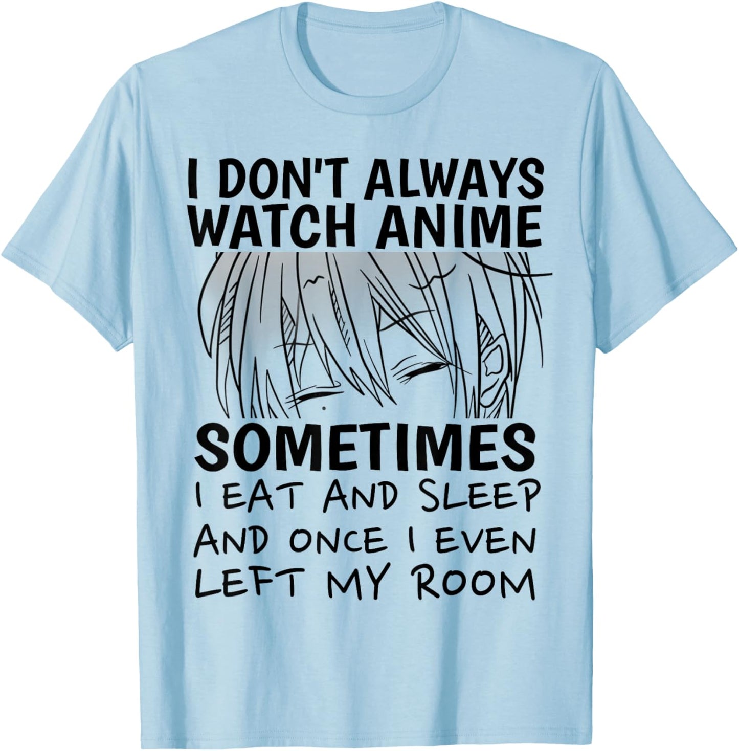 Anime Merch Boys Kawaii Otaku Japan Animae Manga T-Shirt - T-Shirt | Light Blue