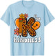 Unity Day Shirt Kindness Orange Teacher Kids Be Kind T-Shirt - T-Shirt | Light Blue