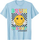 Bruh We Out Teacher End Of School Year Hello Summer Funny Men Women Girls Kids T-Shirt - T-Shirt | Light Blue