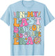 Groovy In My Last Day Of 3rd Grade Era Last Day of School T-Shirt - T-Shirt | Light Blue