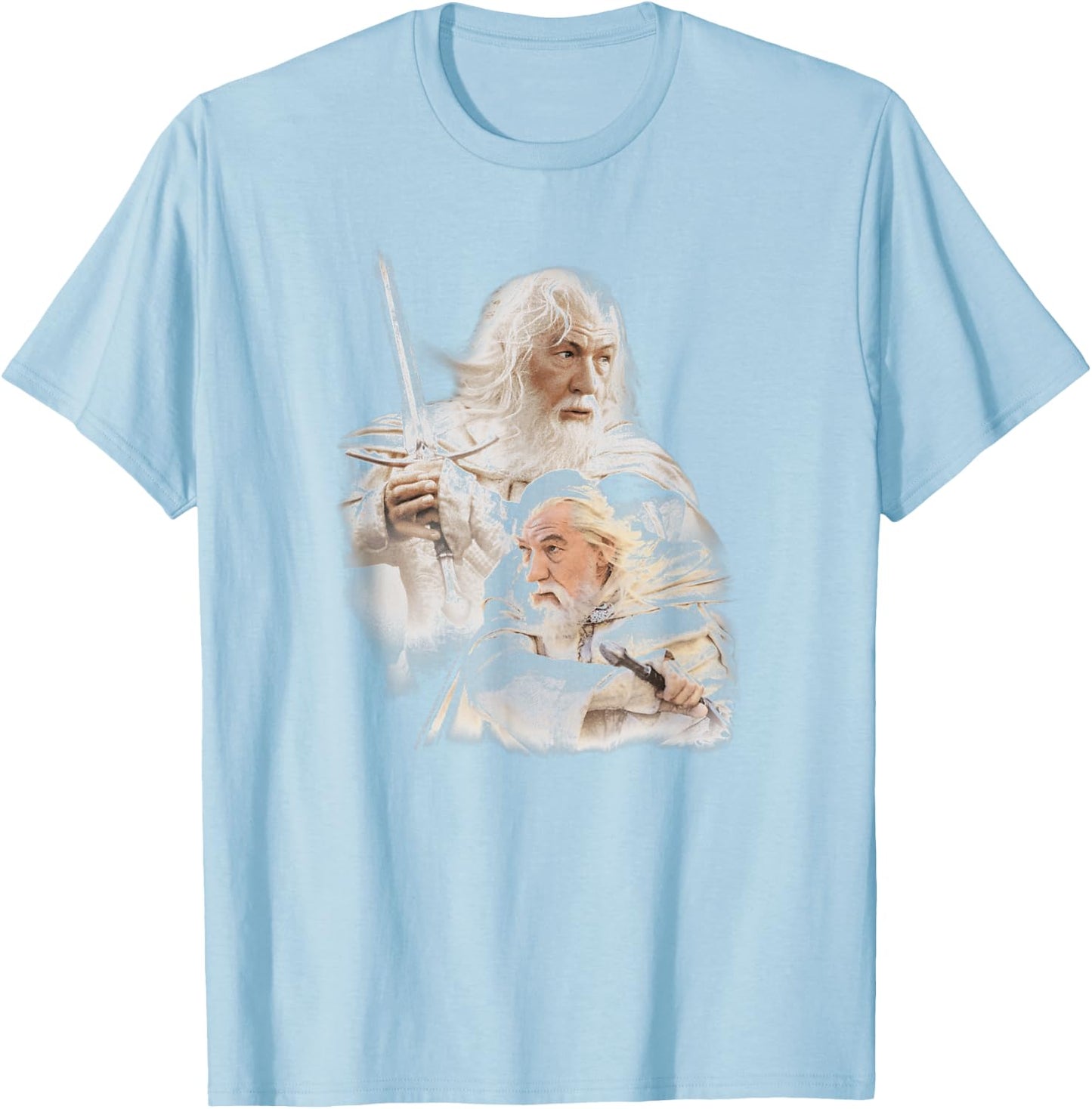 Lord of the Rings Gandalf the White T-Shirt - T-Shirt | Light Blue