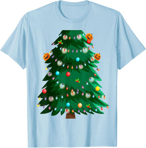 Christmas Tree Costume Idea For Adults & Christmas Tree T-Shirt - T-Shirt | Light Blue