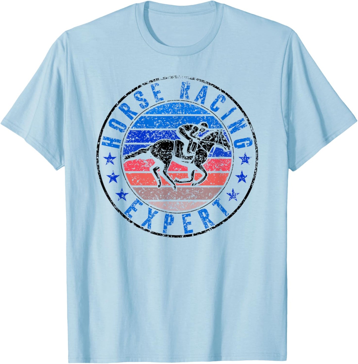 Horse Racing Expert Race Horses Racer T-Shirt - T-Shirt | Light Blue