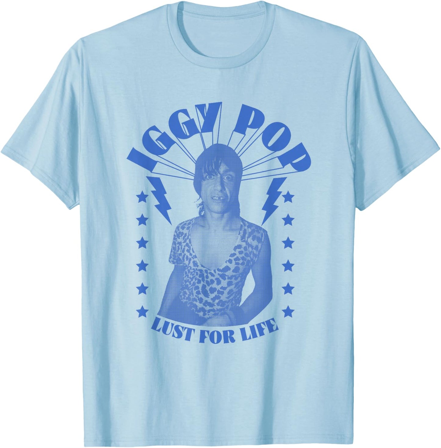 Iggy Pop Lust for Life T-Shirt - T-Shirt | Light Blue