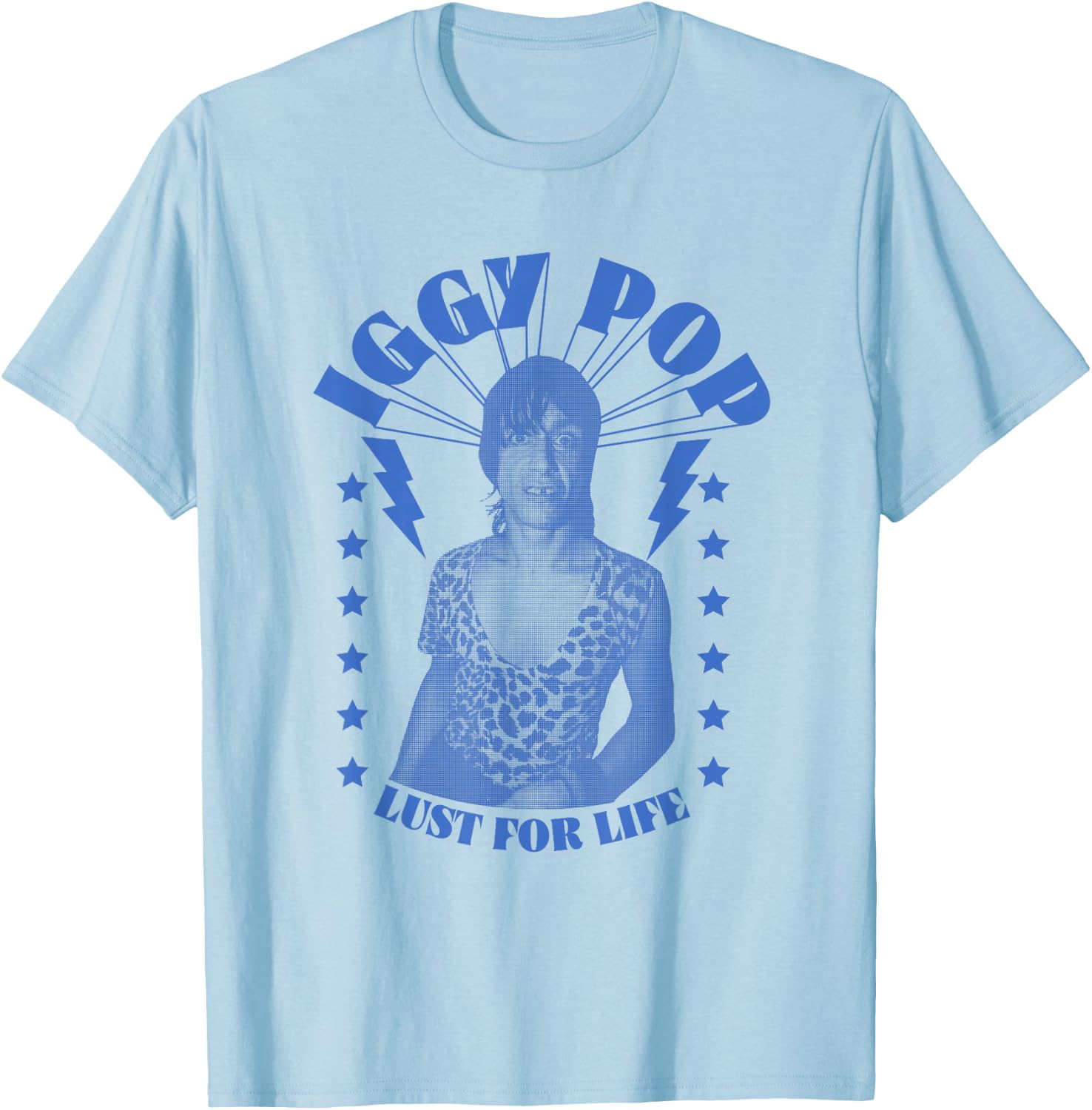 Iggy Pop Lust for Life T-Shirt - T-Shirt | Light Blue
