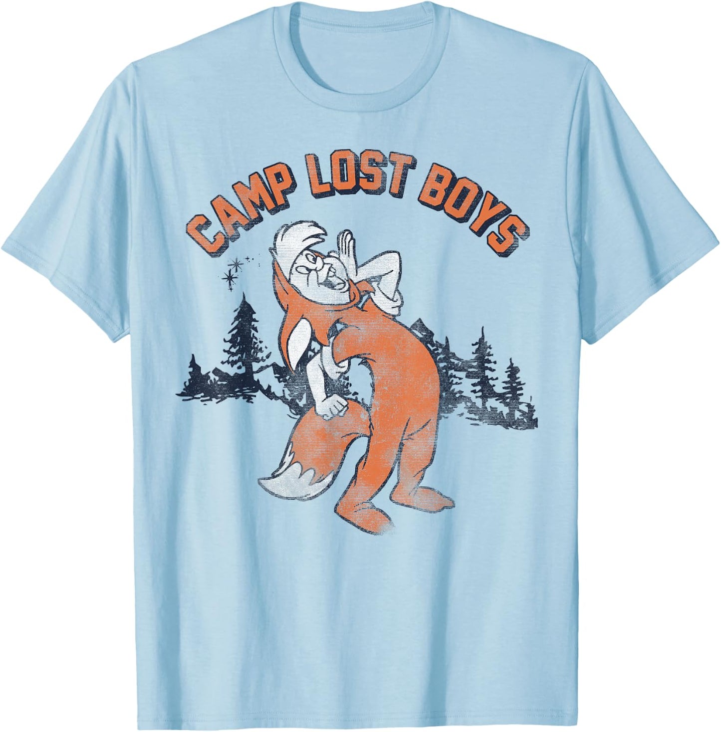 Disney Peter Pan Camp Lost Boys Small T-Shirt - T-Shirt | Light Blue