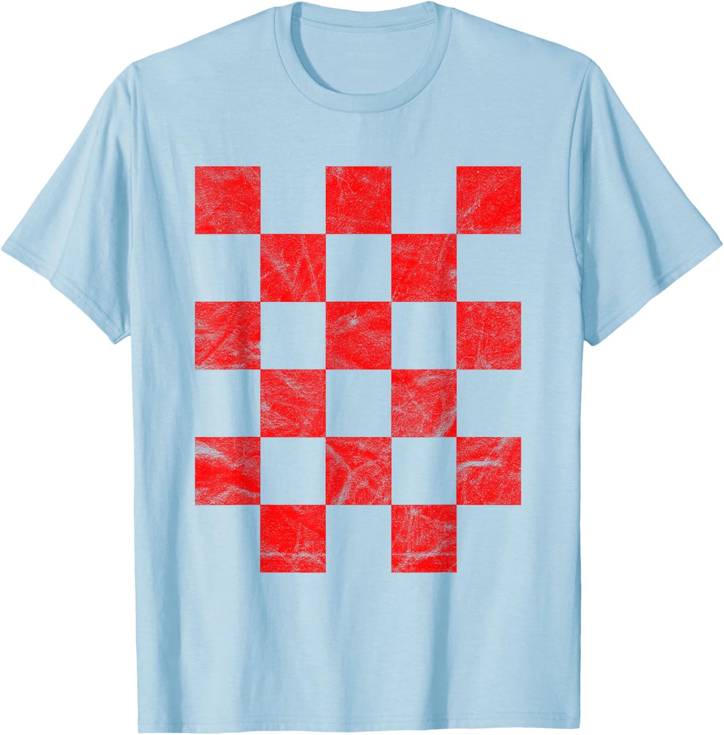 Croatian Flag Vintage Croatia Hrvatska T-Shirt - T-Shirt | Light Blue