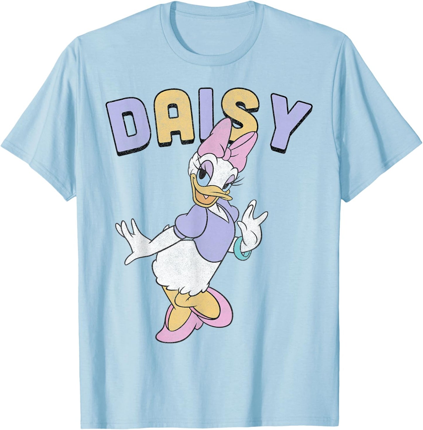Disney Mickey And Friends Daisy Duck Simple Portrait T-Shirt - T-Shirt | Light Blue