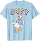 Disney Mickey And Friends Daisy Duck Simple Portrait T-Shirt - T-Shirt | Light Blue