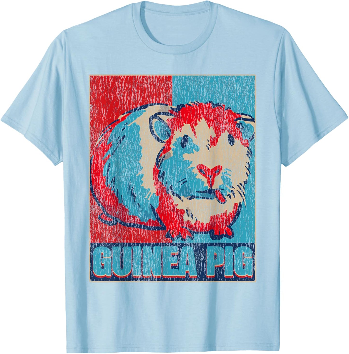 Guinea Pig Retro Vintage Guinea Pigs T-Shirt - T-Shirt | Light Blue