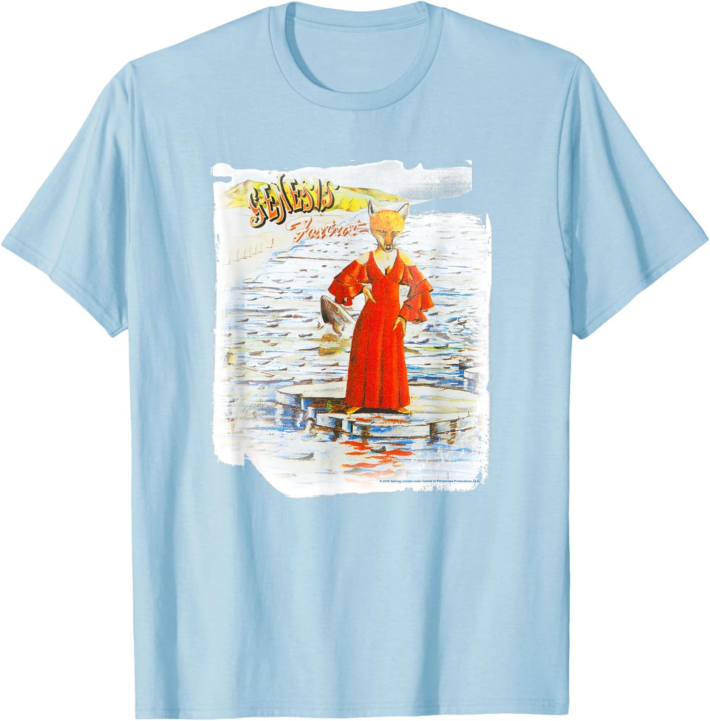 Genesis Large Foxtrot T-Shirt - T-Shirt | Light Blue