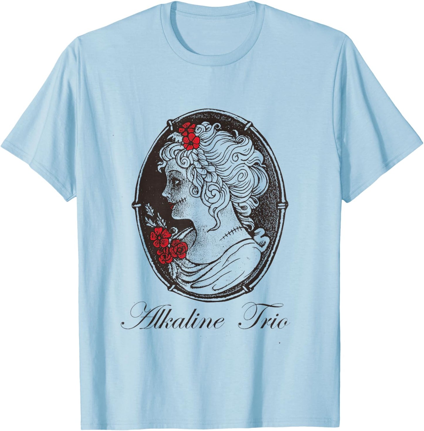 Alkaline Trio - Official Merchandise - Cameo T-Shirt - T-Shirt | Light Blue