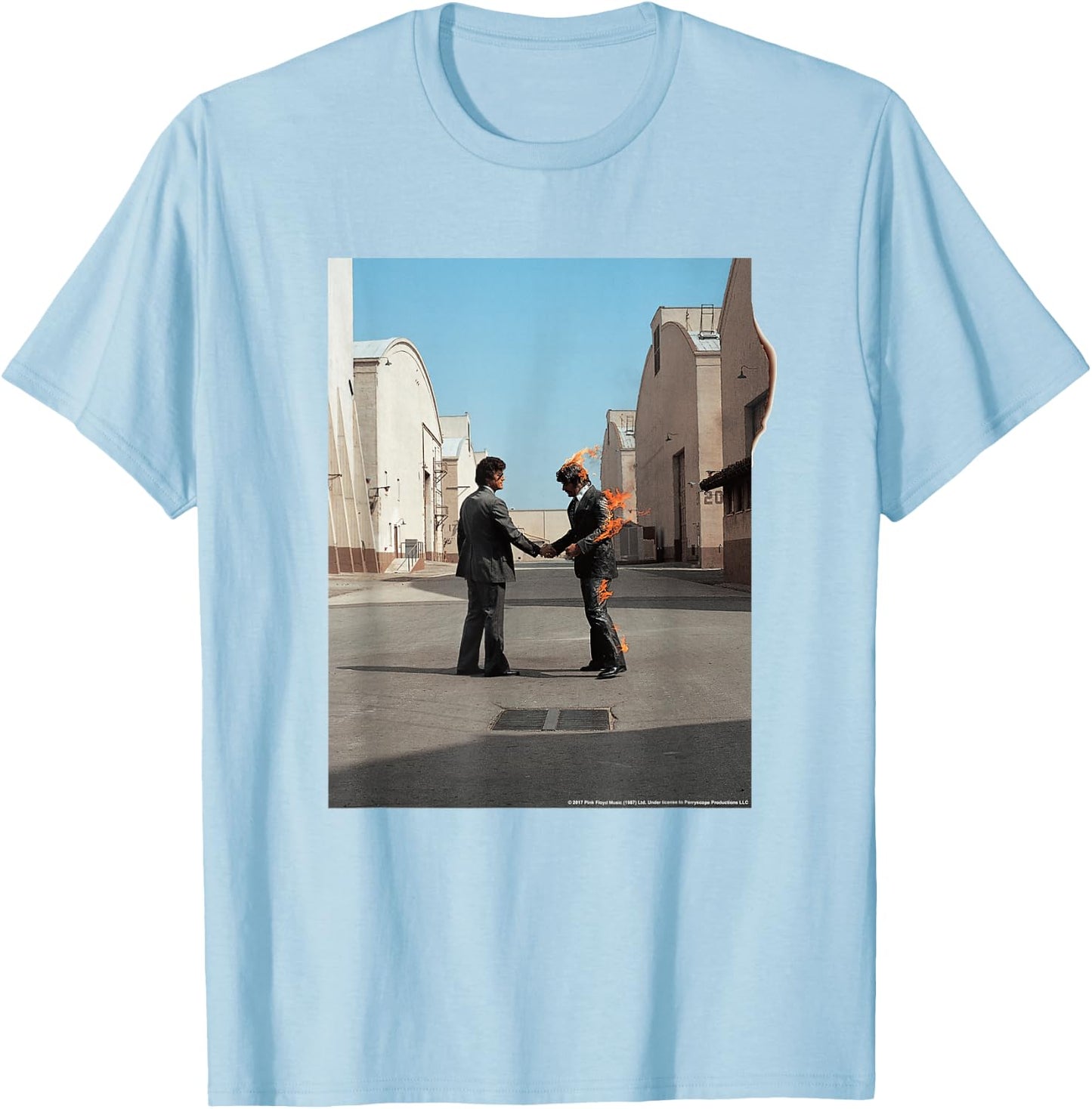 Pink Floyd Wish You Were Here T-Shirt - T-Shirt | Light Blue