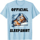 Tiger - Official Sleepshirt Pajamas Nightgown T-Shirt - T-Shirt | Light Blue