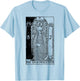 Vintage High Priestess Tarot Card T-Shirt - T-Shirt | Light Blue