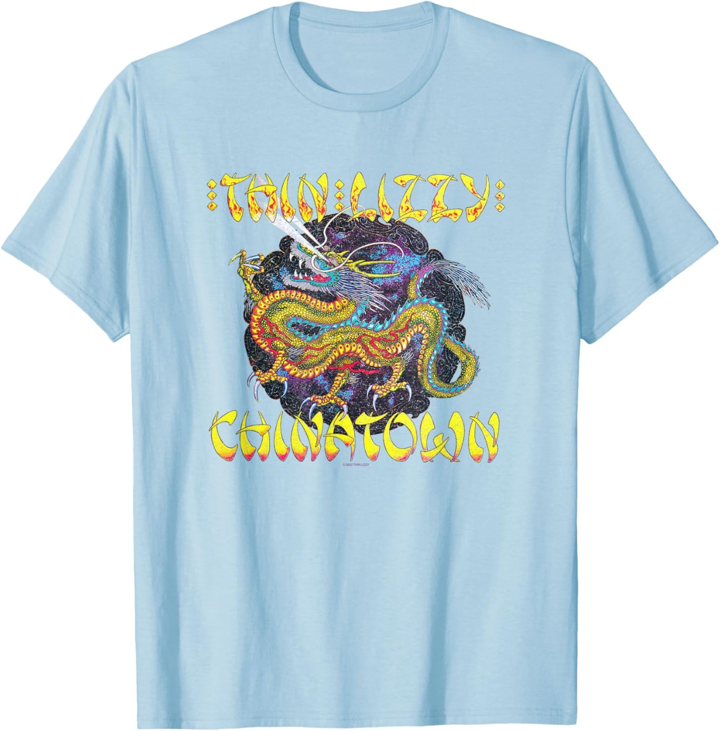 Thin Lizzy - Chinatown T-Shirt - T-Shirt | Light Blue