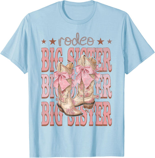 Rodeo Big Sister Pink Boots Coquette Cow-Girl Birthday Party