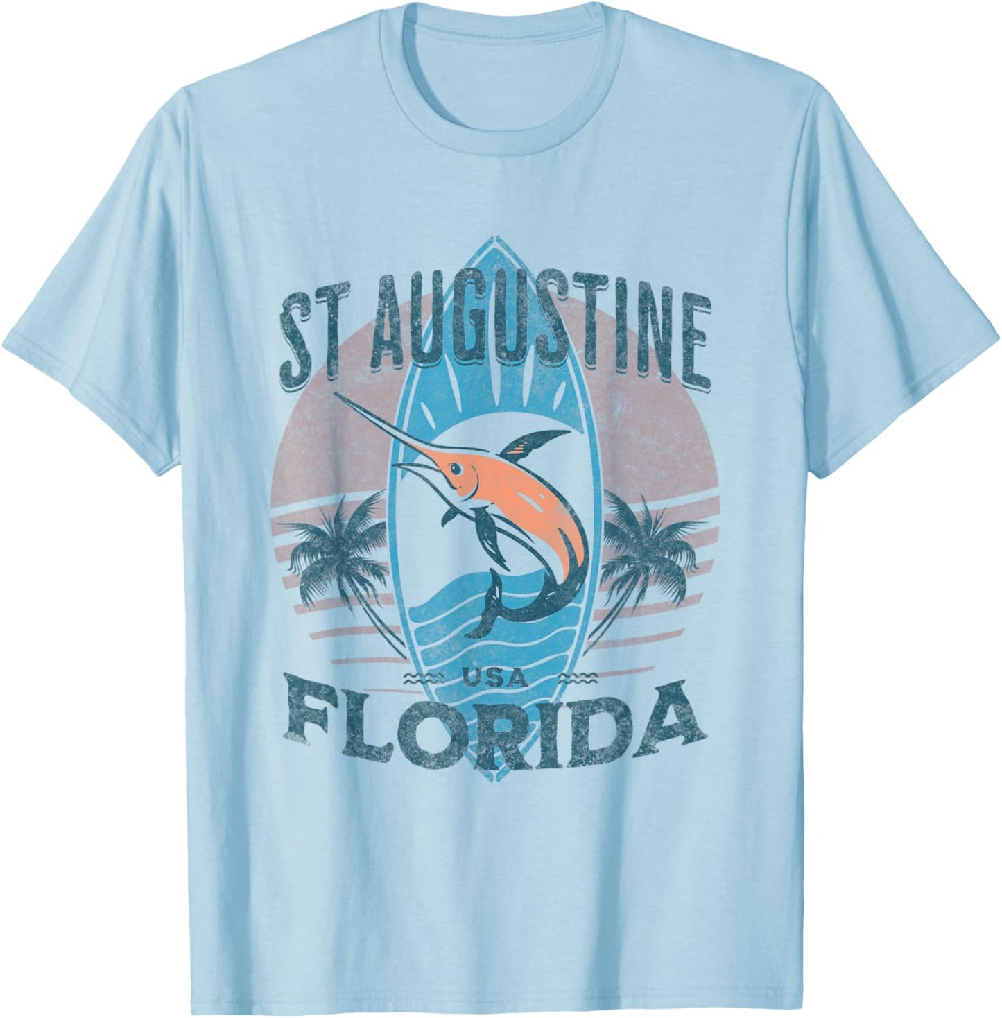 St Augustine T-Shirt - T-Shirt | Light Blue