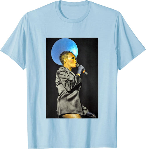 Grace Jones Blue Headdress By Everard Smith