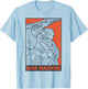 Marvel Avengers Endgame War Machine Pop Art Graphic T-Shirt - T-Shirt | Light Blue