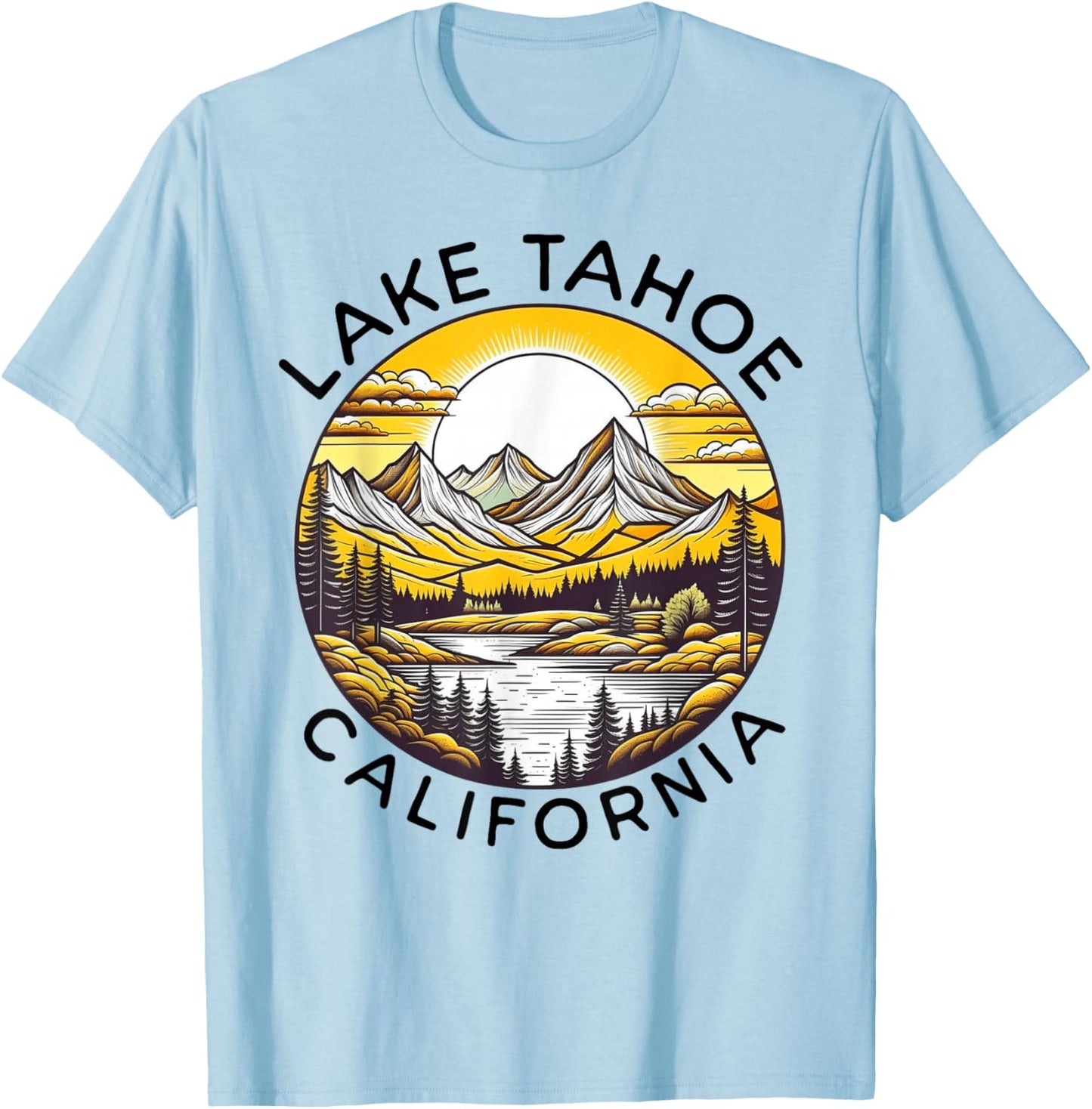 Lake Tahoe T-Shirt - T-Shirt | Light Blue