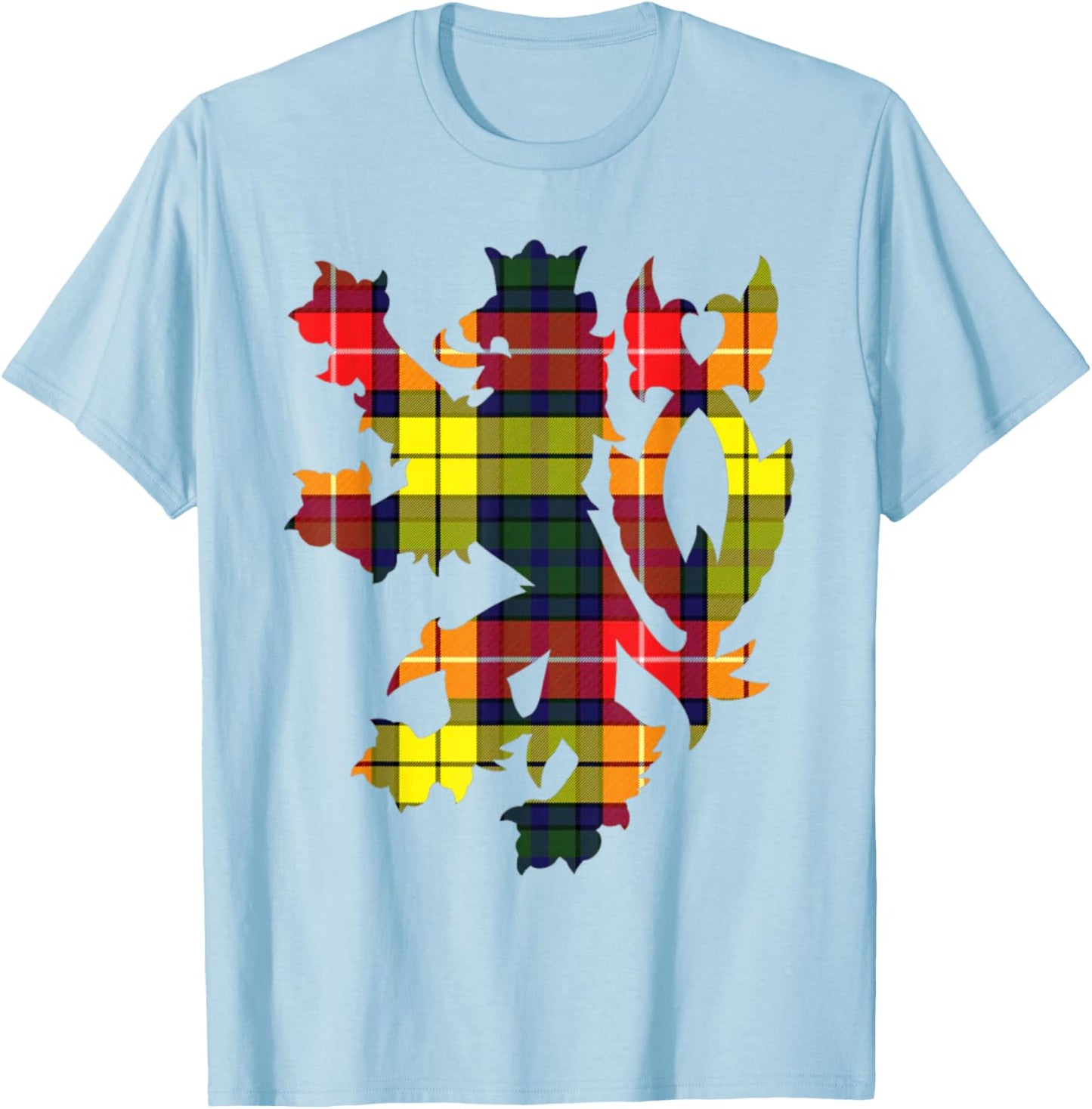 Clan Buchanan Tartan Scottish Family Name Scotland Pride T-Shirt - T-Shirt | Light Blue
