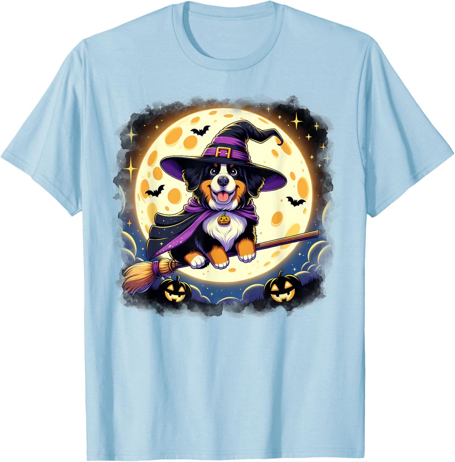 Bernese Mountain Dog Lover Halloween Costume Girls T-Shirt - T-Shirt | Light Blue
