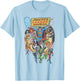 Justice League Team Up T-Shirt - T-Shirt | Light Blue