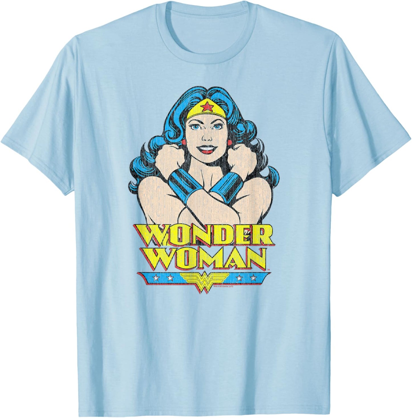 Wonder Woman Wonder at Large T-Shirt - T-Shirt | Light Blue