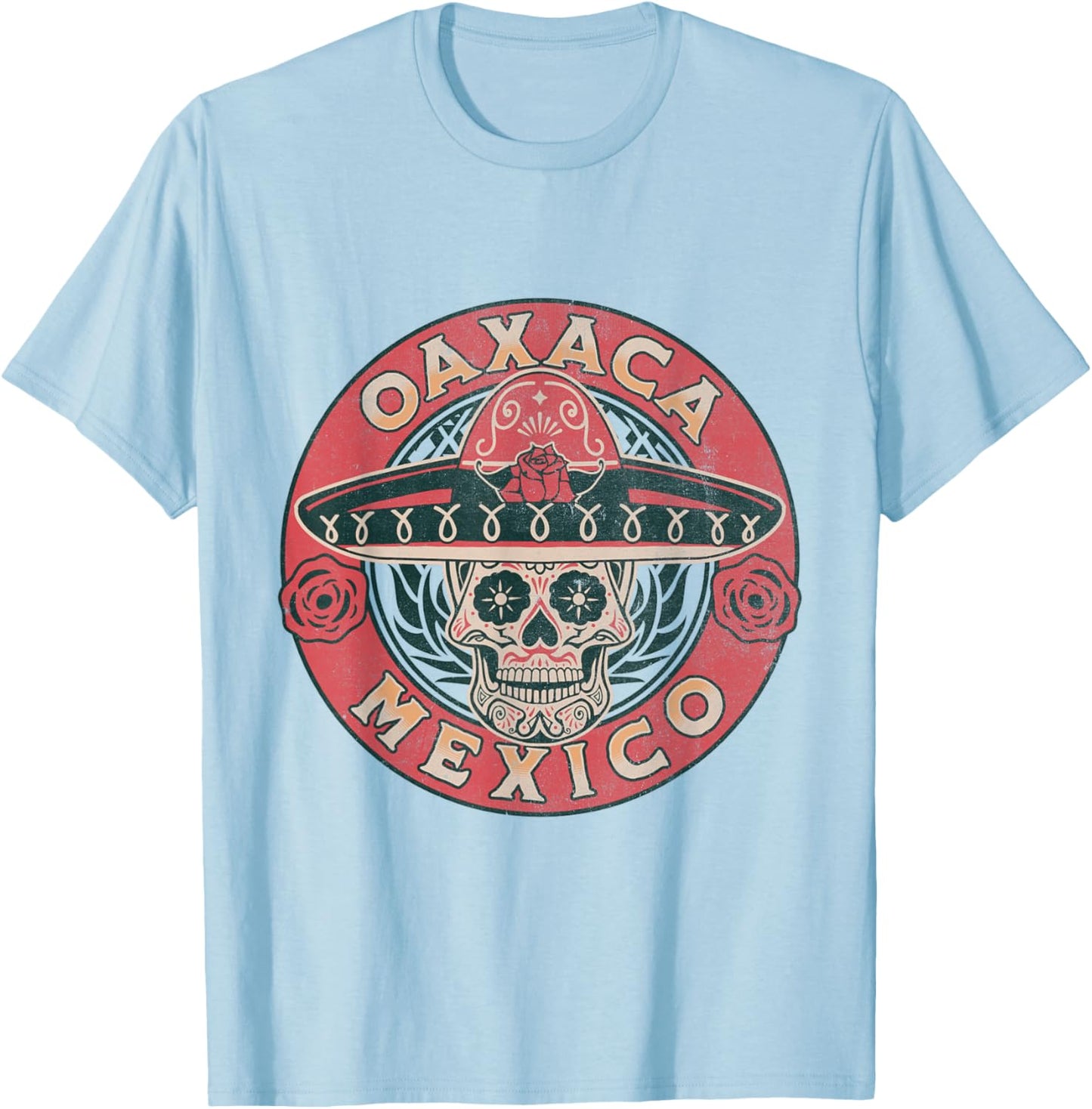 Retro Oaxaca Mexico Souvenir / Oaxaca T-Shirt - T-Shirt | Light Blue