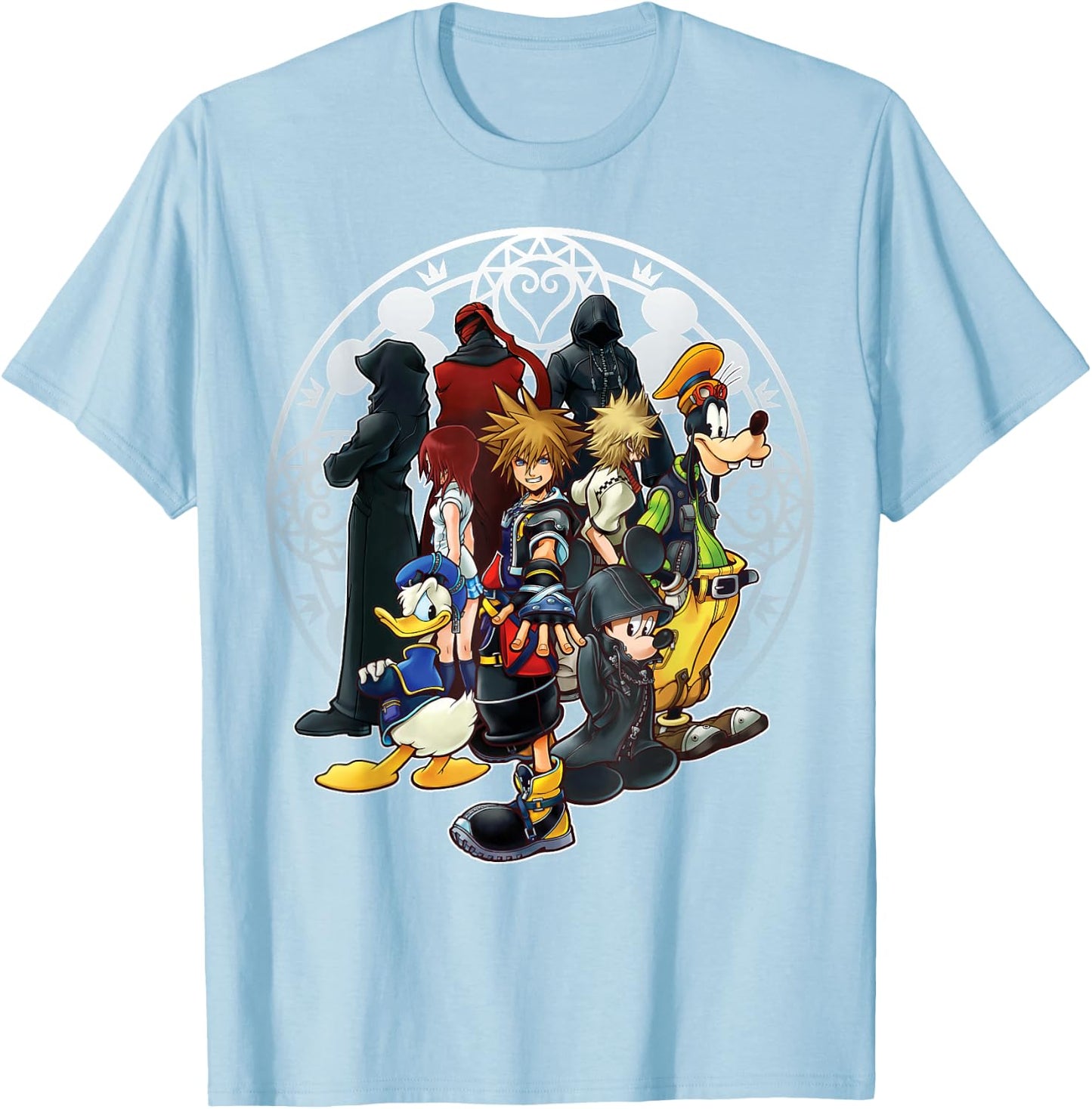 Kingdom Hearts - Dark Squad T-Shirt - T-Shirt | Light Blue