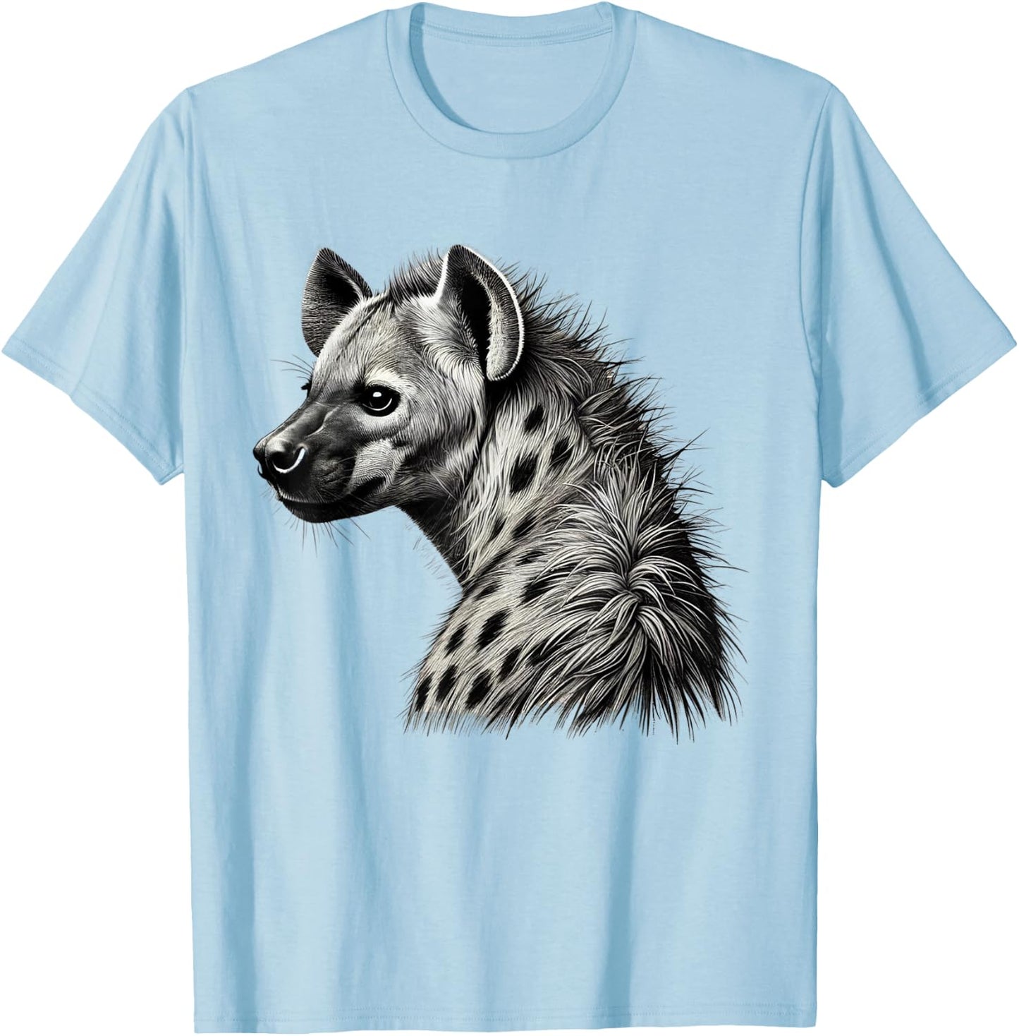 Spotted Hyena Wildlife Design for Hyena Fans T-Shirt - T-Shirt | Light Blue