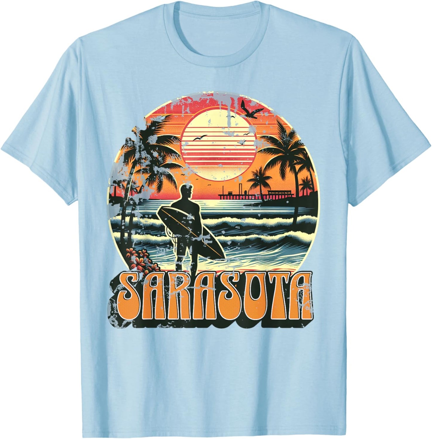 Sarasota T-Shirt - T-Shirt | Light Blue