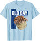 Old Bay Crab Seasoning Distressed T-Shirt - T-Shirt | Light Blue
