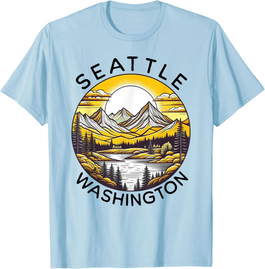 Seattle T-Shirt - T-Shirt | Light Blue
