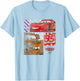 Disney Pixar Cars 2 Lightning & Mater Distressed Panels T-Shirt - T-Shirt | Light Blue