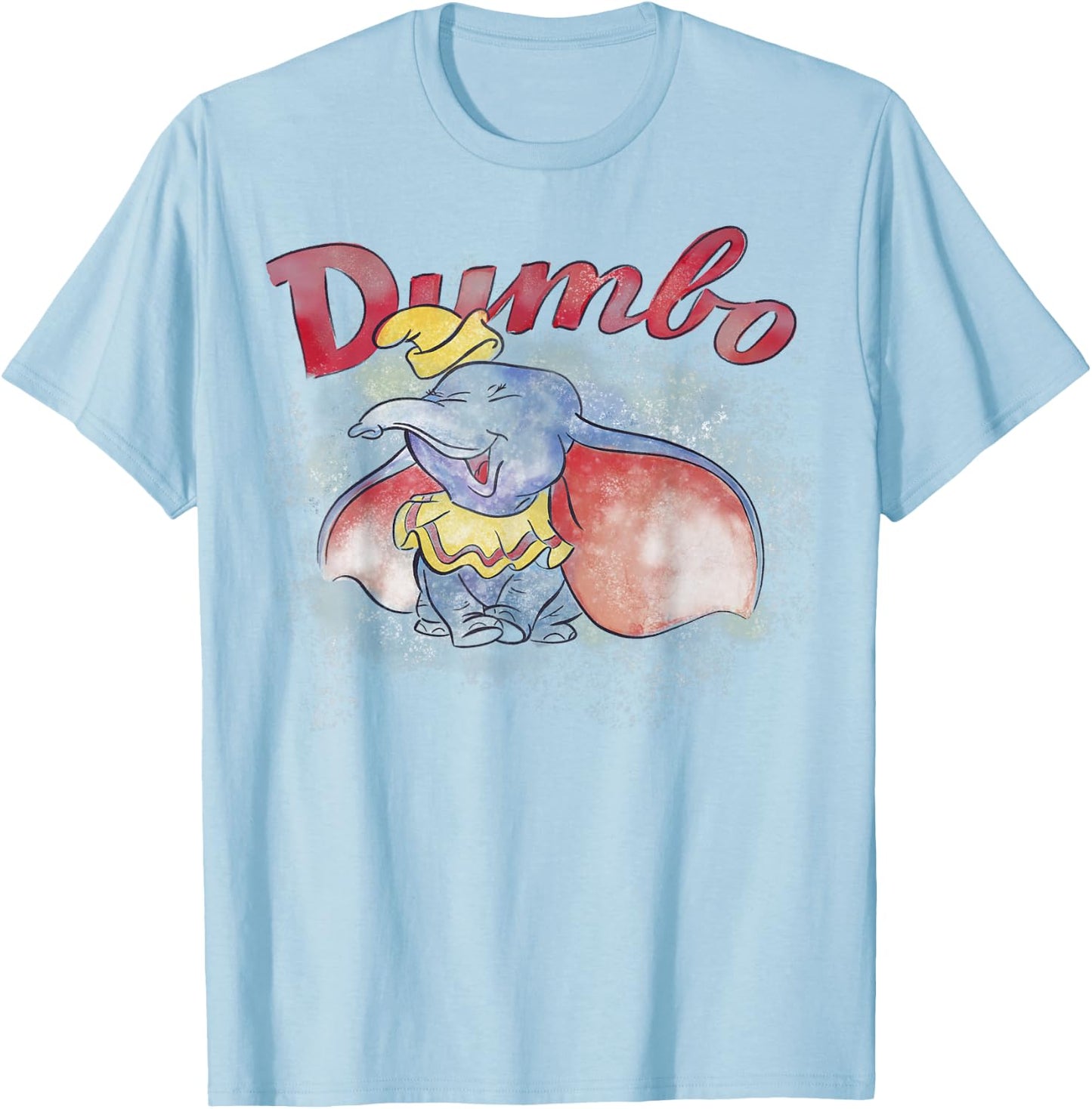 Disney Dumbo Watercolor Portrait T-Shirt - T-Shirt | Light Blue