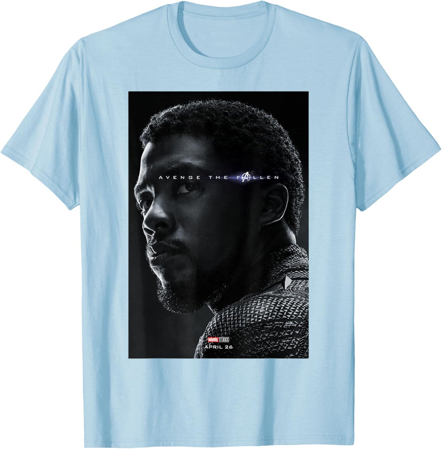 Marvel Avengers Endgame Black Panther Avenge The Fallen T-Shirt - T-Shirt | Light Blue