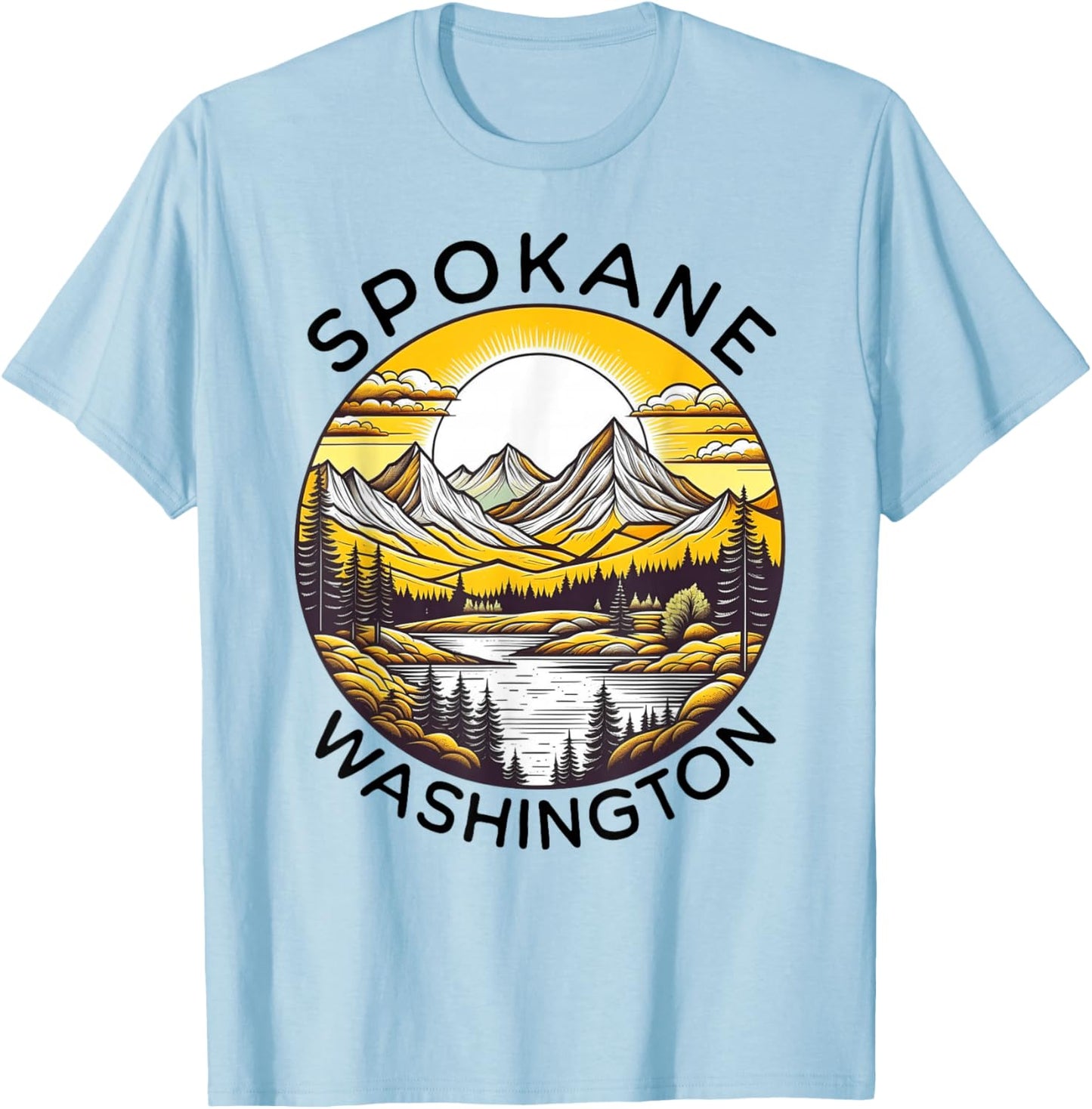 Spokane T-Shirt - T-Shirt | Light Blue