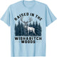 Funny camping raised in the wishabitch woods for camp lover T-Shirt - T-Shirt | Light Blue