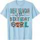 Great Grandma Of The Birthday Girl Highland Cow 1St Birthday T-Shirt - T-Shirt | Light Blue