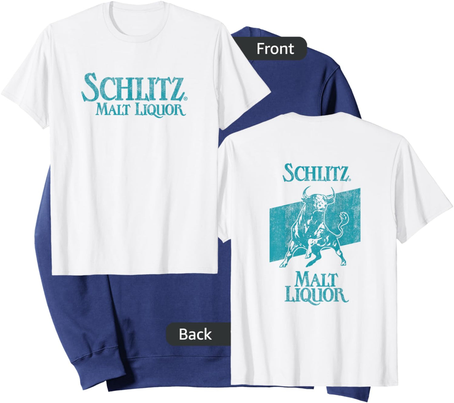 Schlitz Vintage Style - Bull Logo Sweatshirt - Sweatshirt | Navy