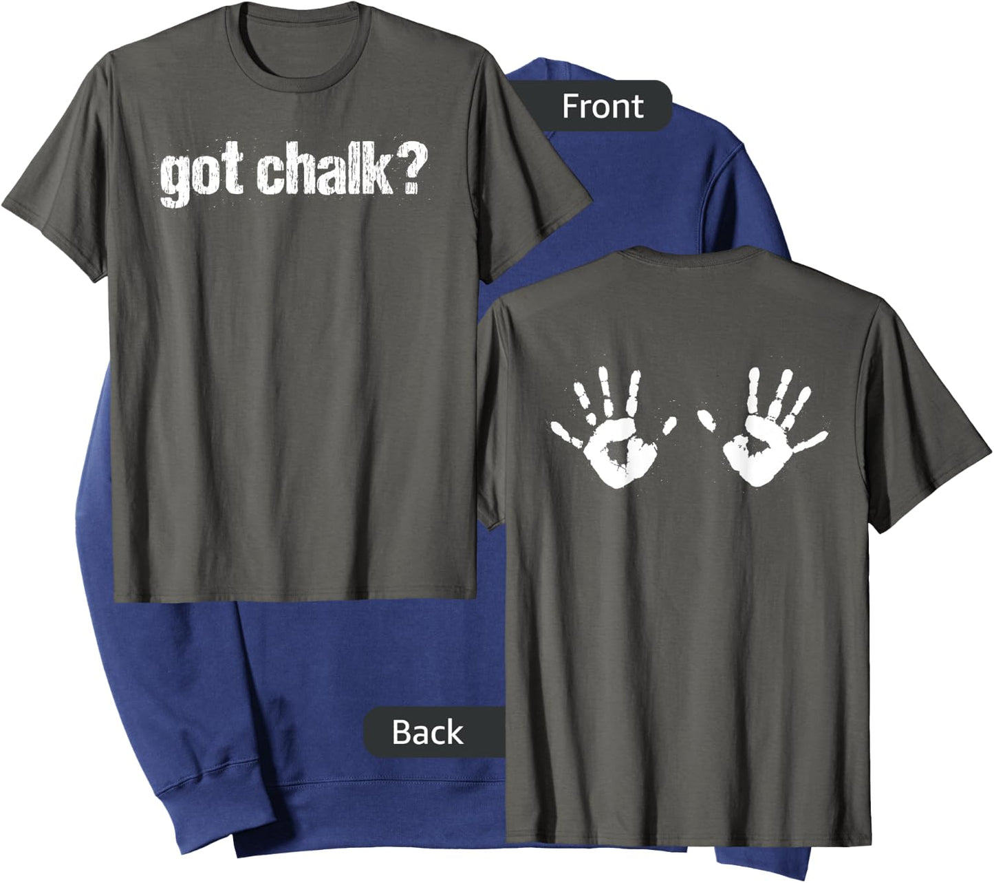 Got Chalk? Hands Double-sided Sweatshirt - Sweatshirt | Navy
