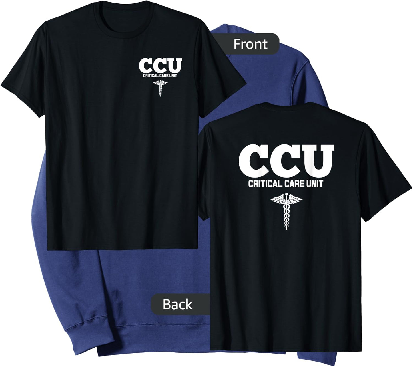 CCU Registered Nurse Critical & Cardiac Care Unit RN Staff Sweatshirt - Sweatshirt | Navy