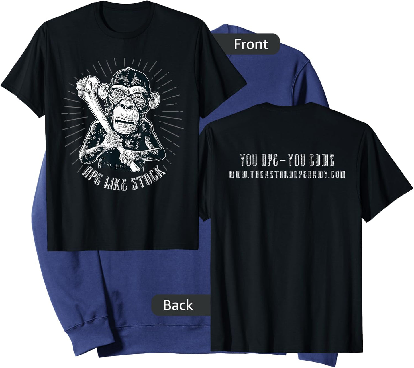 You Ape? - Ape Like Stock Sweatshirt - Sweatshirt | Navy
