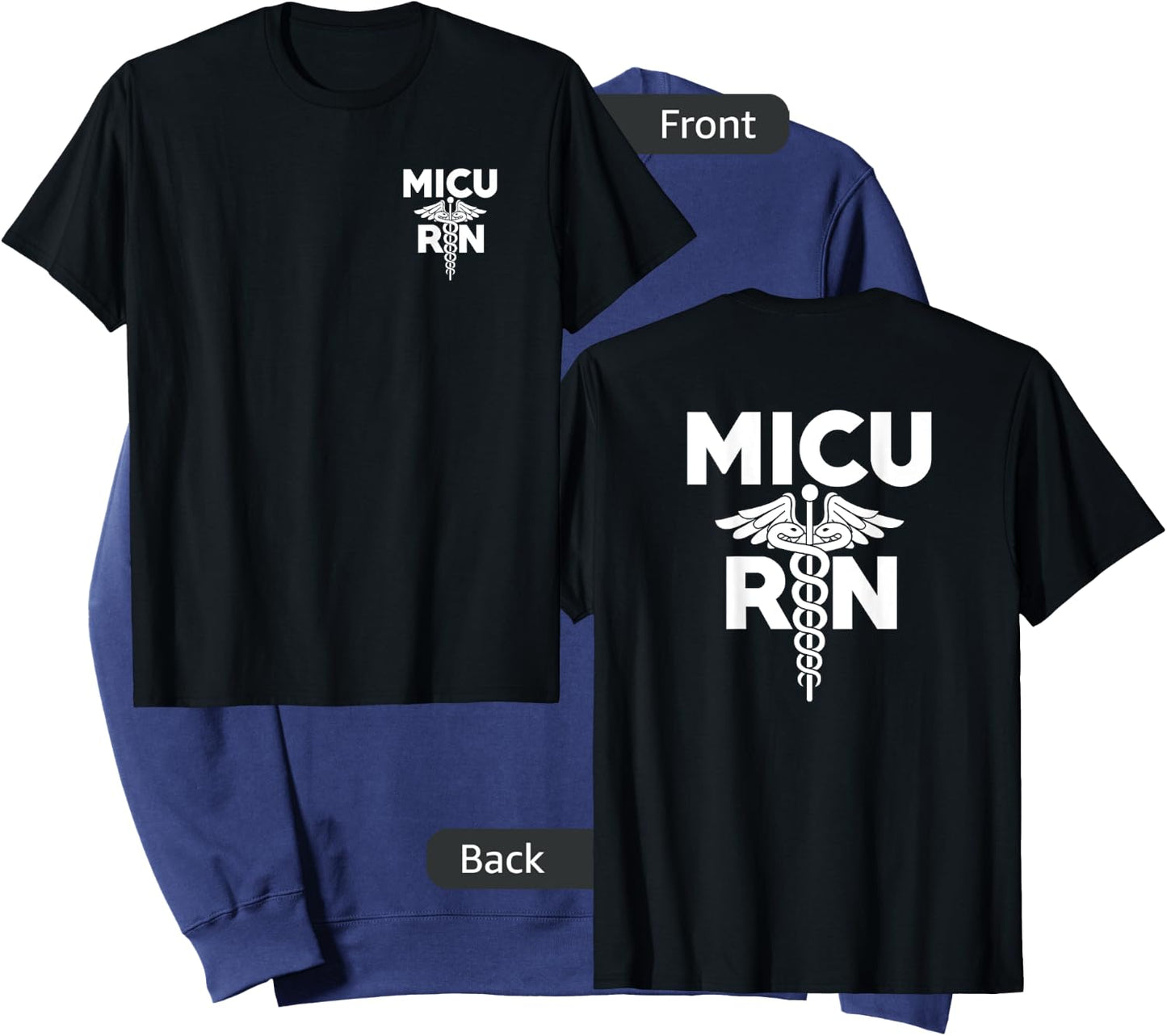 MICU Registered Nurse Intensive Care Unit RN Staff Sweatshirt - Sweatshirt | Navy