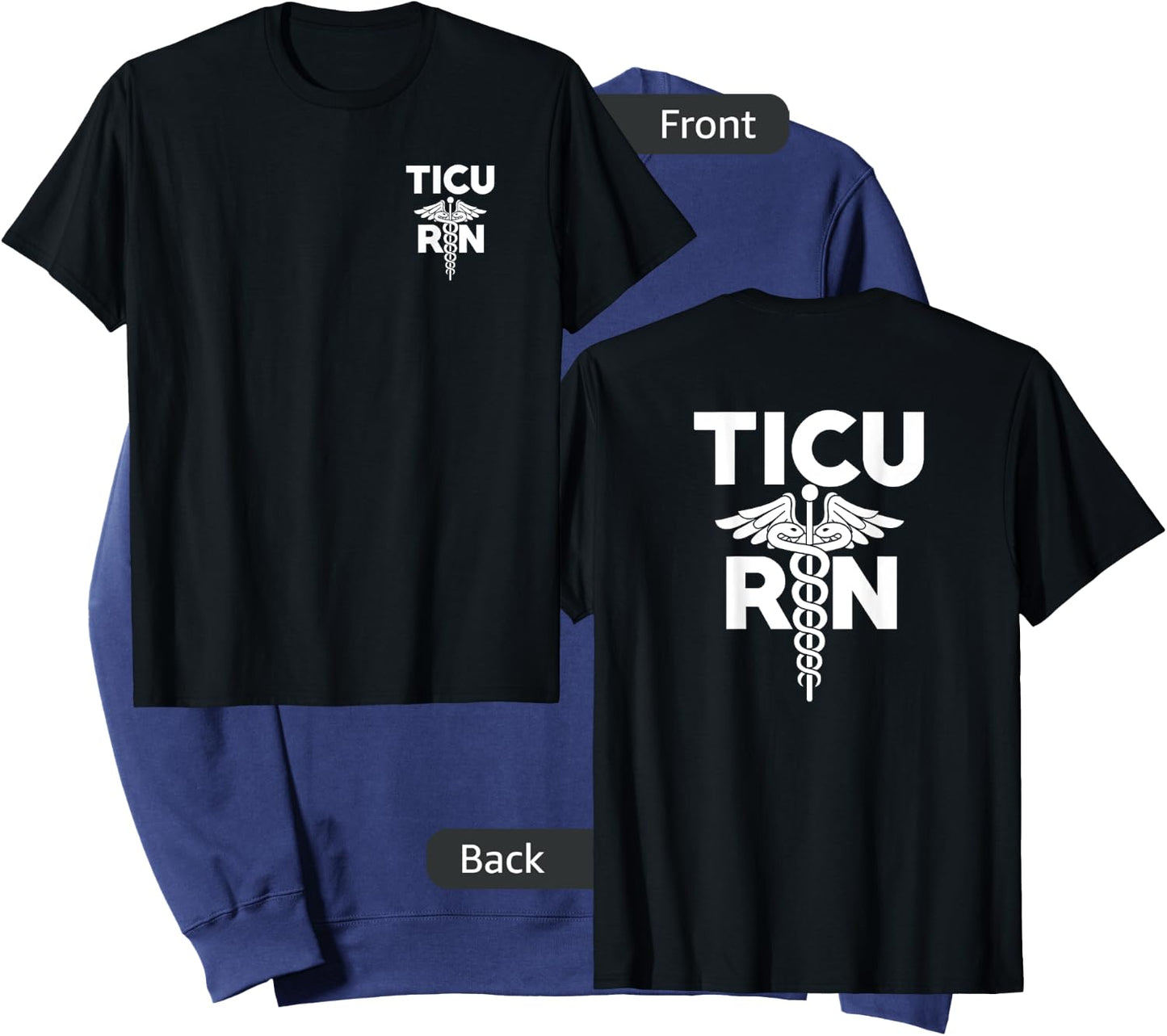 TICU Registered Nurse Intensive Care Unit RN Staff Sweatshirt - Sweatshirt | Navy