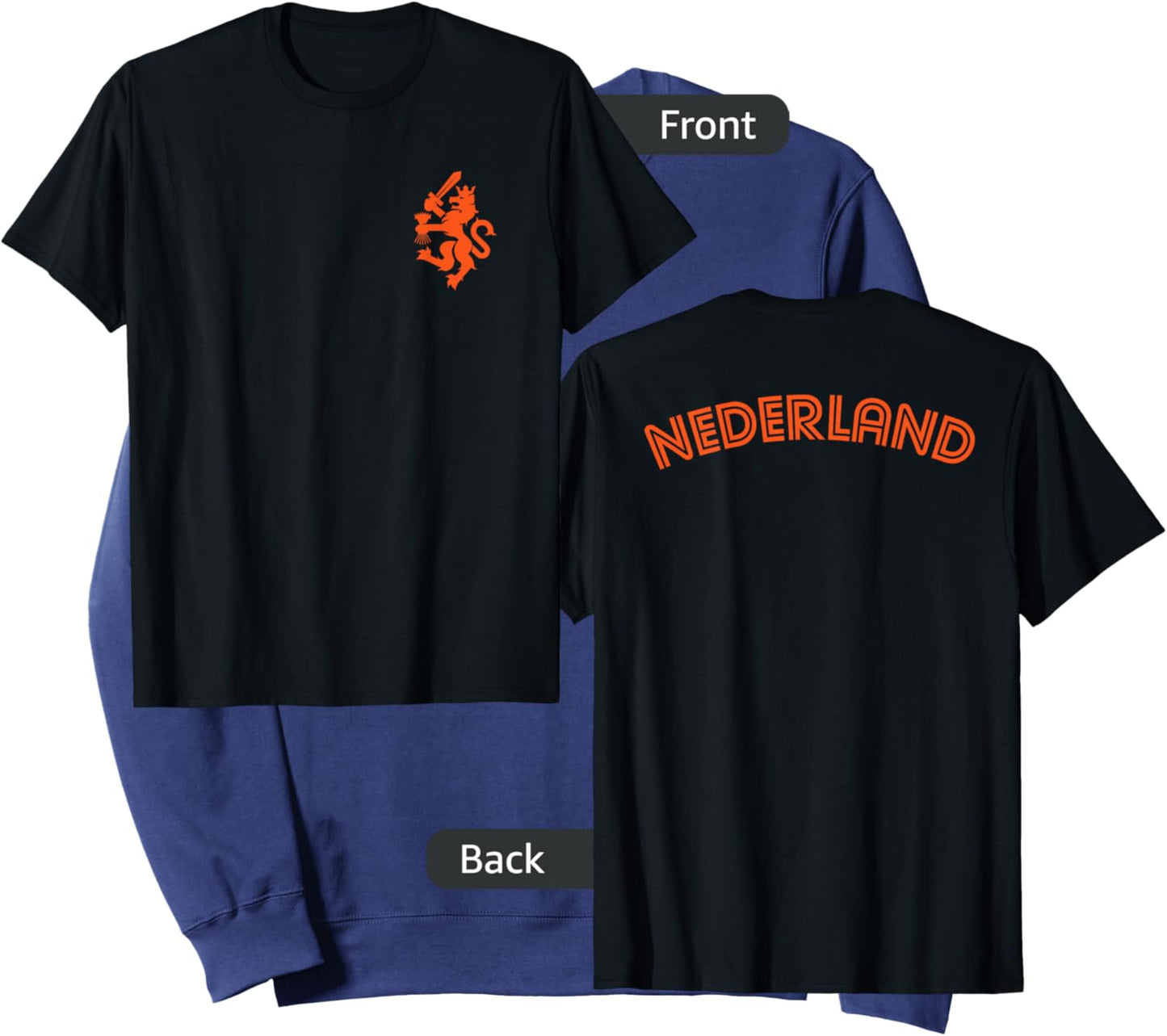 Netherlands Nederland Dutch Lion Retro Classic Country Sweatshirt - Sweatshirt | Navy
