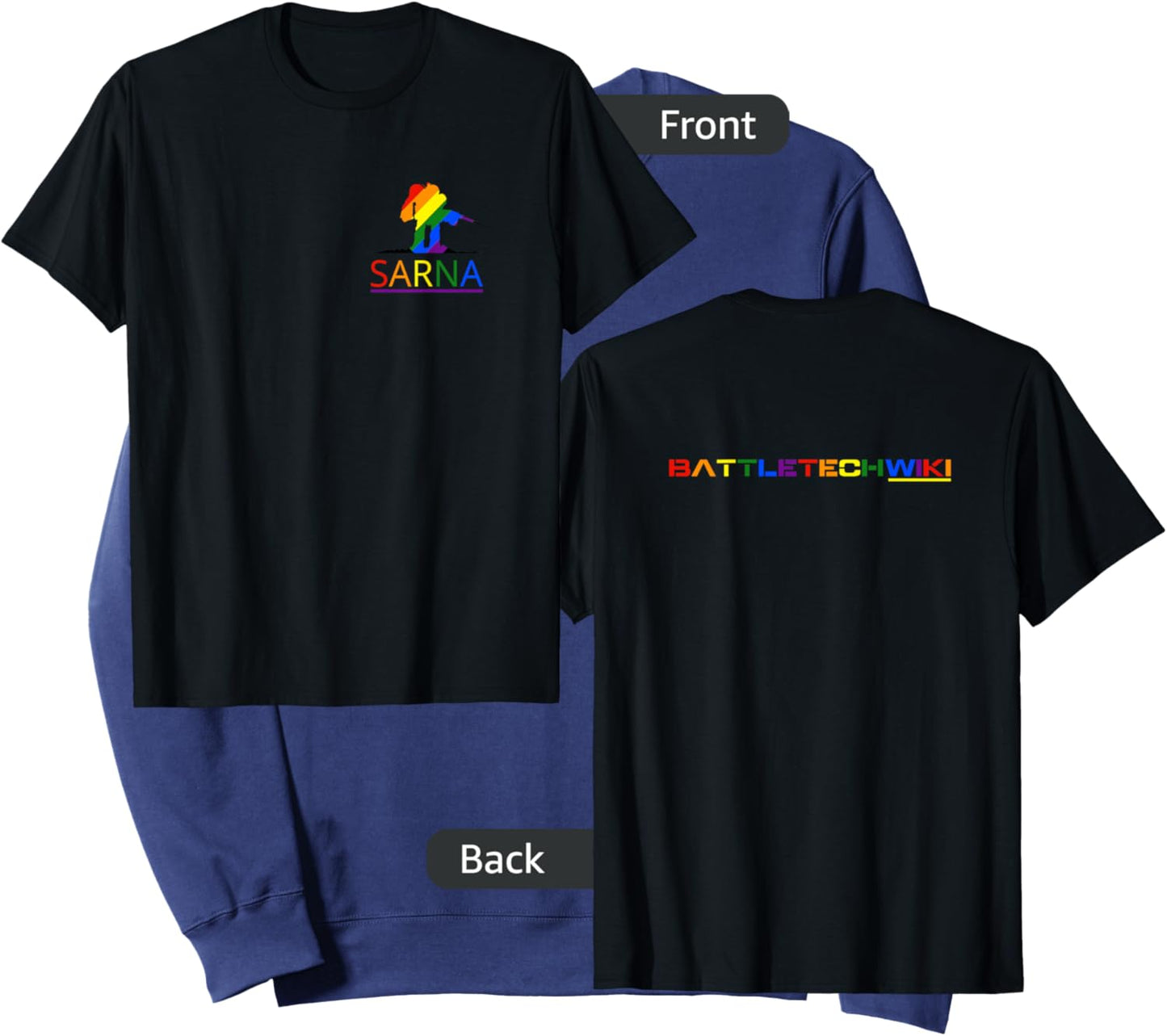 Sarna.net / BattleTech Wiki (Rainbow) Sweatshirt - Sweatshirt | Navy